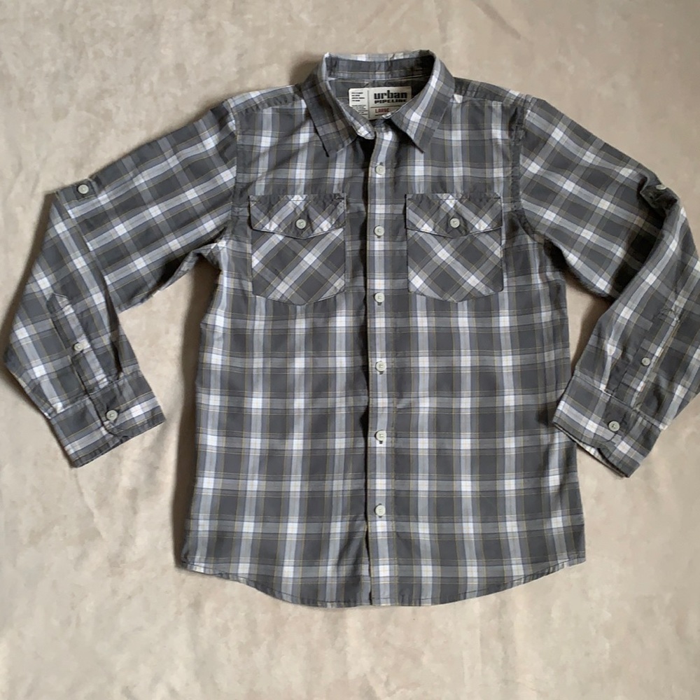 Urban Pipeline, young men’s, button down shirt